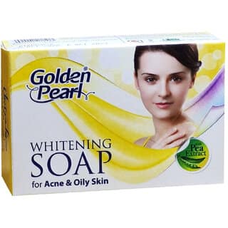 Golden Pearl Whitening Soap For Acne Oil Skin - 100gm