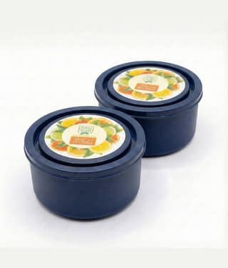 Dream Home Alexa Microwave Safe Steel Red Food Container ( Set of 4 )