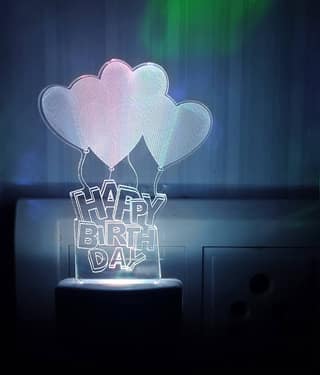 DIONA Night Lamp Happy Birthday Boy Girl Husband Wife Friends Birthday Gift