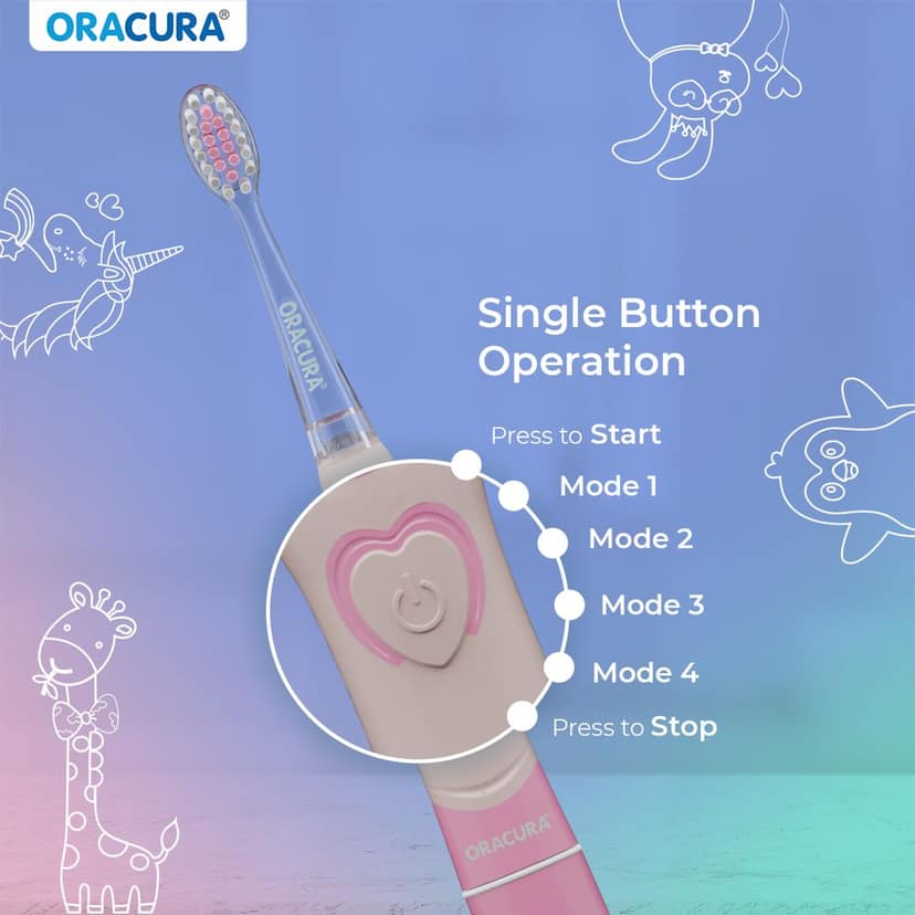 KSB100 KidsCare Sonic Battery Operated Electric Toothbrush view 2