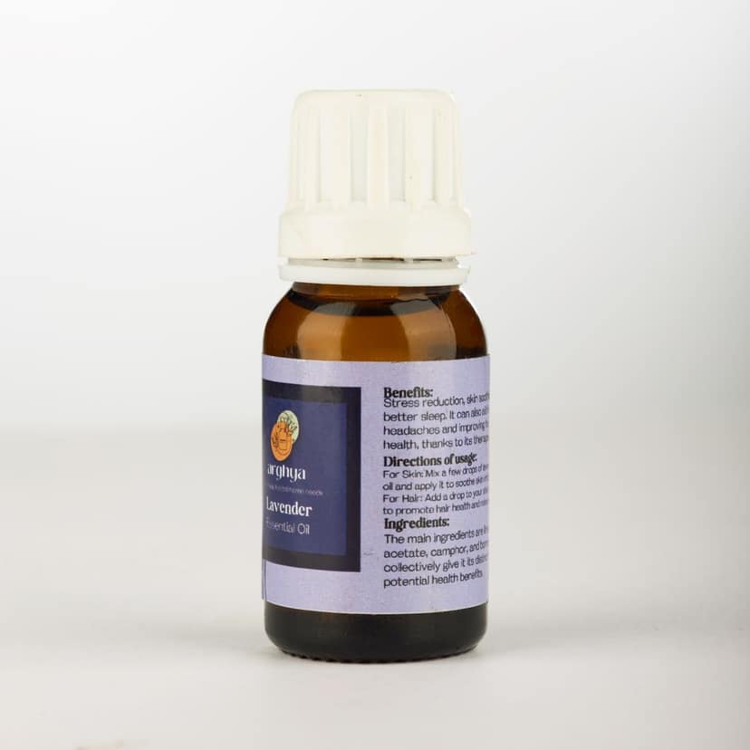 arghya Lavender Essential Oil for Relaxation & Wellness, Handmade Herbal Home Needs view 2