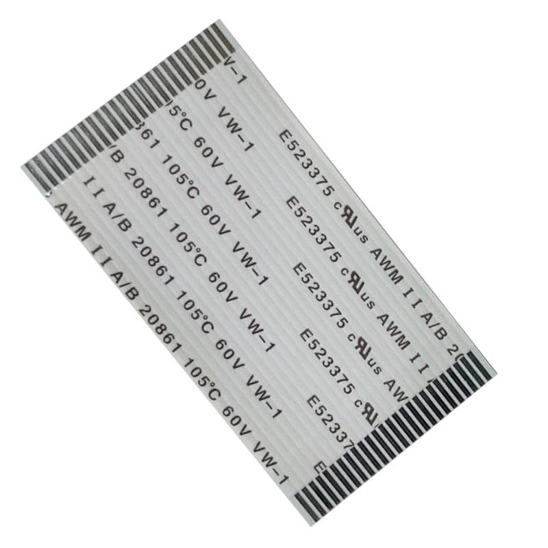 26 Pin 1mm Pitch 50mm Same Side Connection FFC Ribbon Flexible Flat Cable