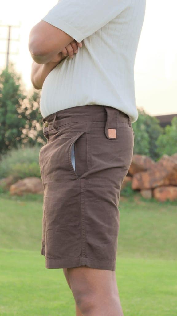 Johnny Gorkha Men's Golf Shorts | Blend of Hemp and Cotton Fabric view 4