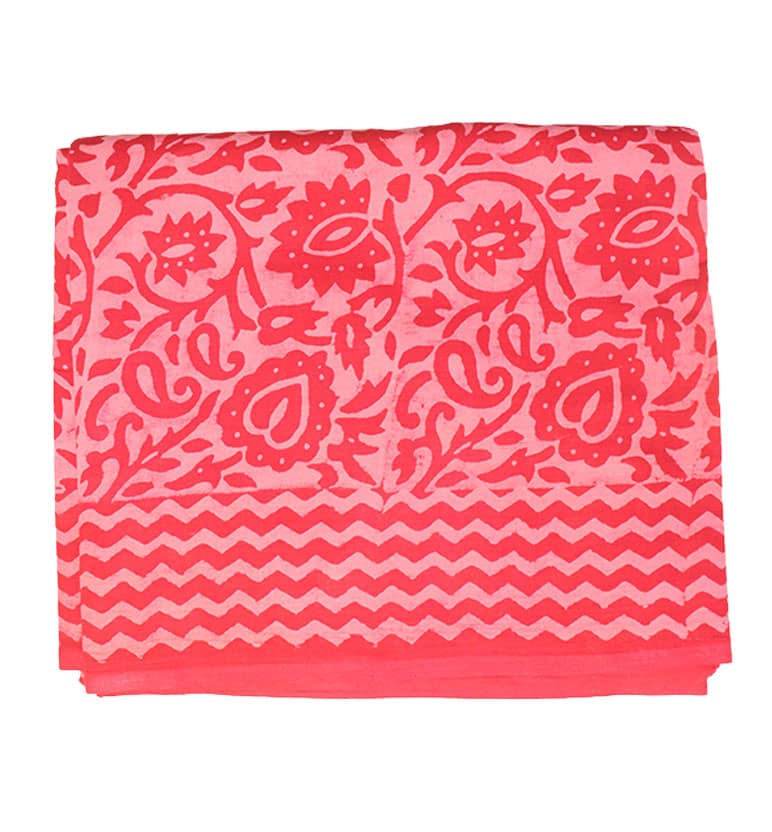 Handcrafted Dabu Print Cotton Dress Material – 3 Piece Set view 2
