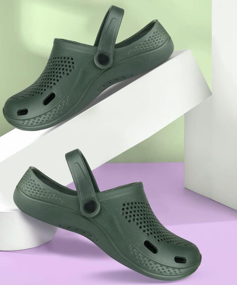 Bersache Extra Soft Classic Casual with Back Strap Regular wear with Ultra Soft & Flexibility Technology Clog for Men's