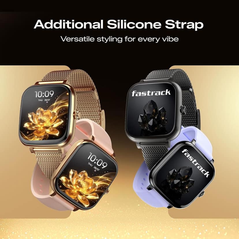 Fastrack Noir Rizz Smart Watch for Women view 2