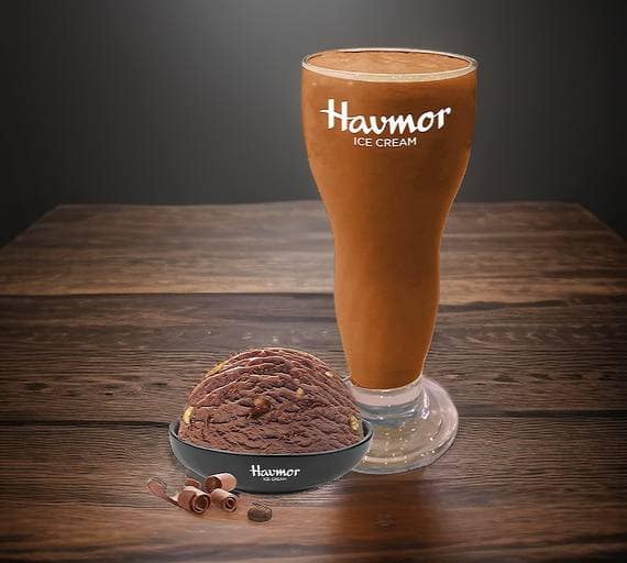 Hot Chocolate Sundae Ice Cream Shake