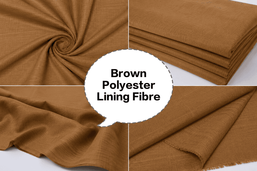 Brown Polyester Lining Fibre (Bada Panna), Brown Polyester Lining Cloth (Bada Panna), Brown Polyester Lining Fabric (Bada Panna), Brown Polyester Inner Lining (Bada Panna), Brown Polyester Lining Material (Bada Panna) view 2