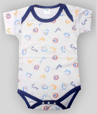INFANT Pack of 1 Unisex for Baby Cotton Bodysuit ( Green )