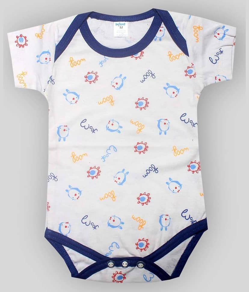 INFANT Pack of 1 Unisex for Baby Cotton Bodysuit ( Green )