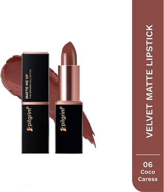 Pilgrim Matte Bullet Lipstick Intense Colour Coco Caress-06 ,4.2g