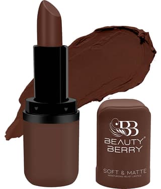 Beauty Berry Soft & Matte Lipstick Non Drying with Velvet Matte Finish 4g, Red Carpet (Shade - 12)