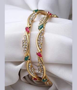 Sukkhi Multicolor Bangle Set ( Pack of 2 )