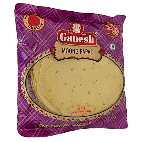 Ganesh Papad Papad - Moong, 180 g Pouch
