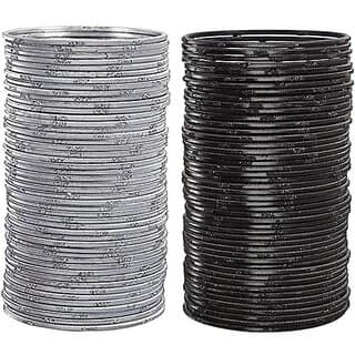 Omsar Jewelry Metal Bangle Set (Pack of 10)
