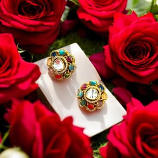 Eternal Elegance Studs By Dia Art Jewels