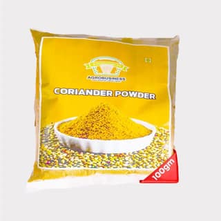 Premium Coriander Powder 100 gm by Agrobusiness Krishi Producer - Fresh, Aromatic & Farm-Ground Goodness! (pack of 2)