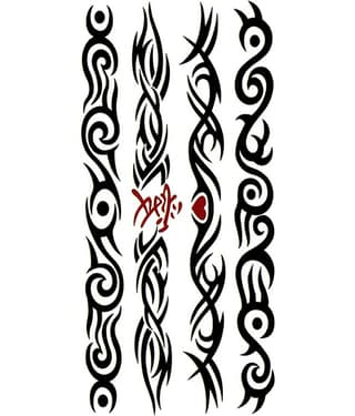 The Canvas Arts Temporary Body Tattoo