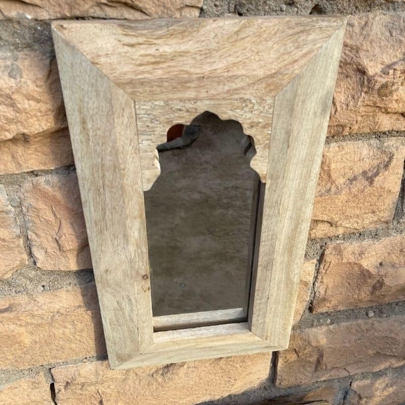 Handicraft Jharokha Mirror,Bedroom Decors Distressed Wall Mirror,Home Decors Natural Jharokha Darpan,Rustic Mirror view 2