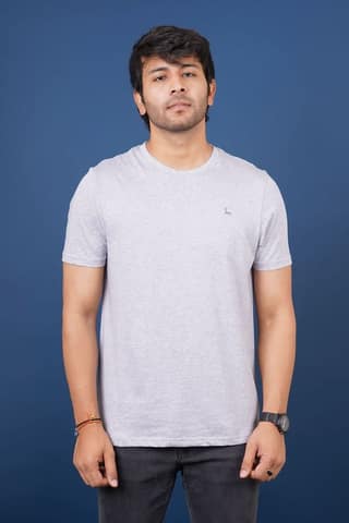 Men's H.Gery Pima Cotton Crew Neck with Logo