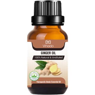 Vihado Ginger Essential Oil - 100 Pure Natural Undiluted For Skin care Hair(10 ml) (Pack of 1) (10 ml)