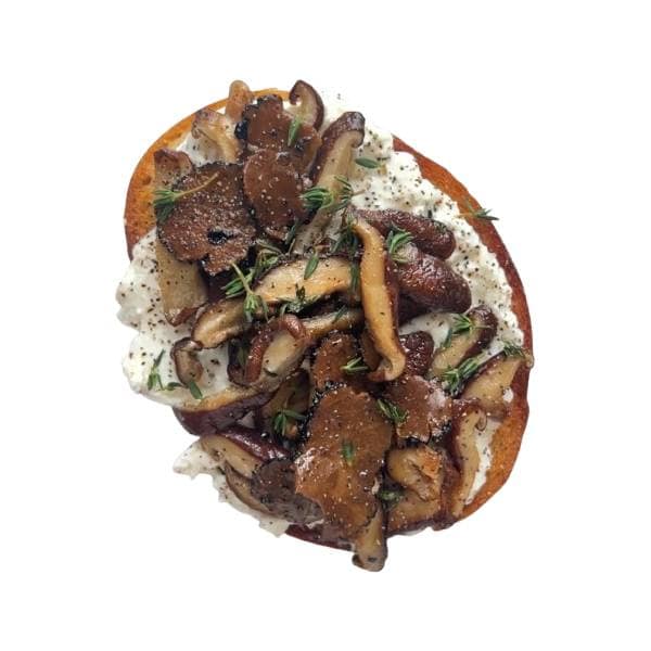 Truffle Mushroom Bun Maska Toast