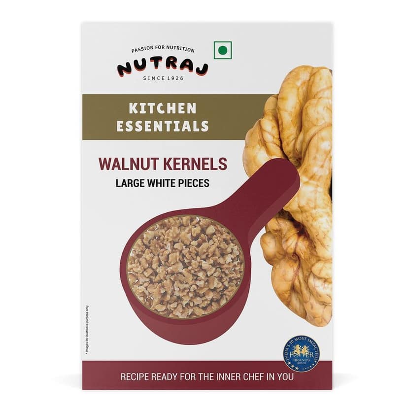 Nutraj Recipe Ready Walnut Kernels 250g & Kitchen Essential Walnut Kernels 200g - Pack of 2 view 4