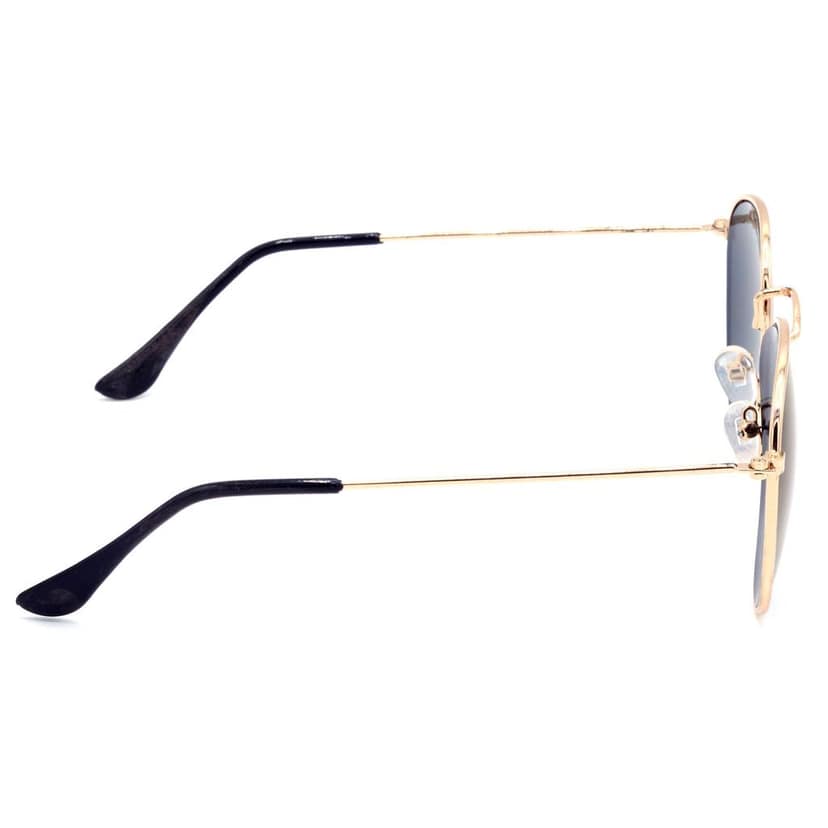Hrinkar Blue Round Glasses Golden Frame Best Goggles for Men & Women - HRS554-GLD-BU view 3