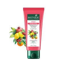BIOTIQUE Depigmentation & Tan Removal Face Pack - Fruit, Brightening, 75 g