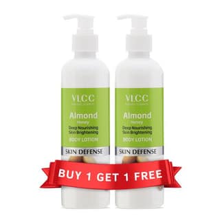 VLCC Almond Honey Deep Nourishing&Brightening Body Lotion Buy One Get One (700 ml)