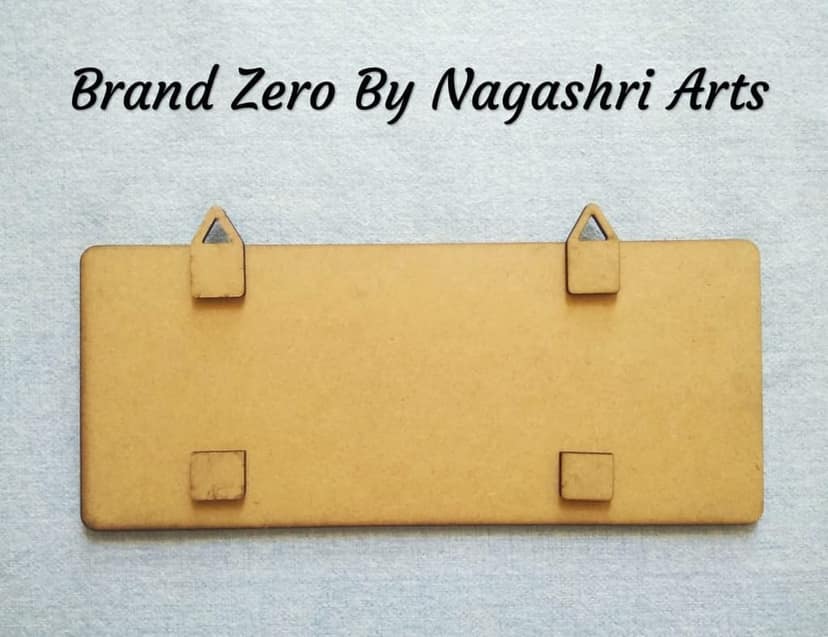 Brand Zero MDF Key Chain Christmas Ball Design - Select Your preferred Size & Thickness view 4