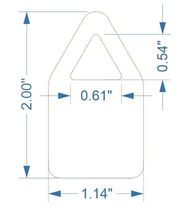 Brand Zero MDF Key Chain Christmas Ball Design - Select Your preferred Size & Thickness view 5