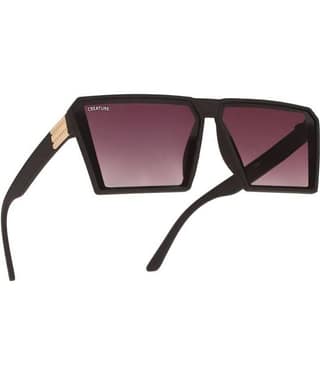 Creature - Brown Square Sunglasses ( Pack of 1 )
