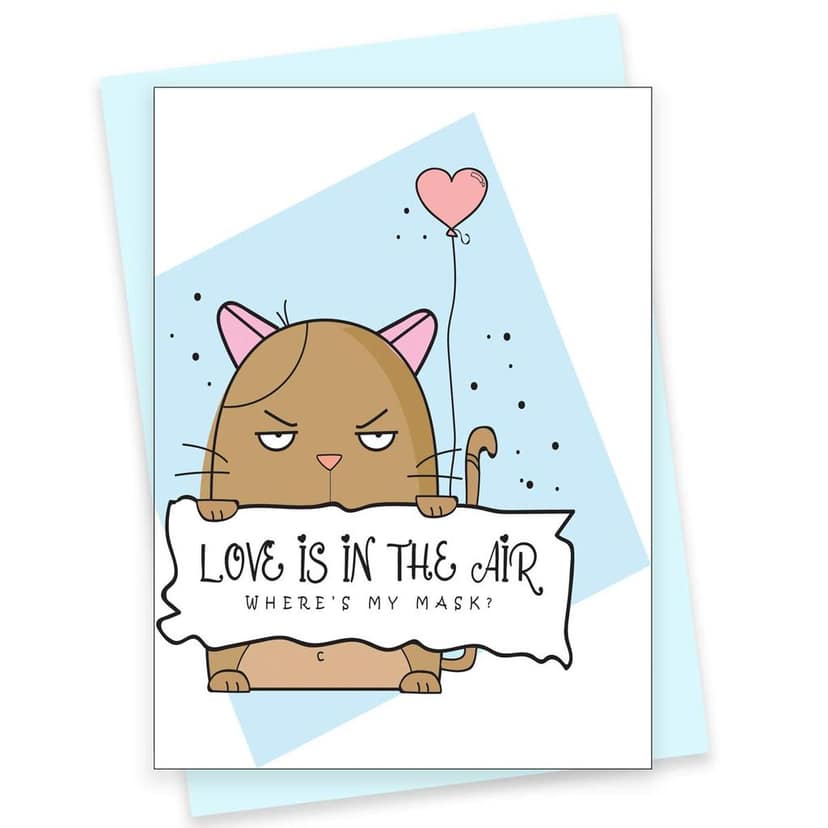 Rack Jack greeting card love is in the air