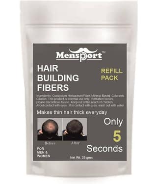Mensport Hair Building Fibers Instant Fuller Hair 25 gm