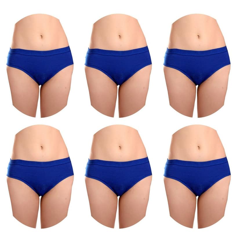 Cotton Full Coverage Hipster Panties Pack 6 view 3
