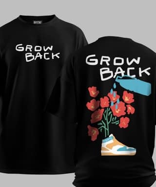Unisex Grow Back Long Sleeve Tee