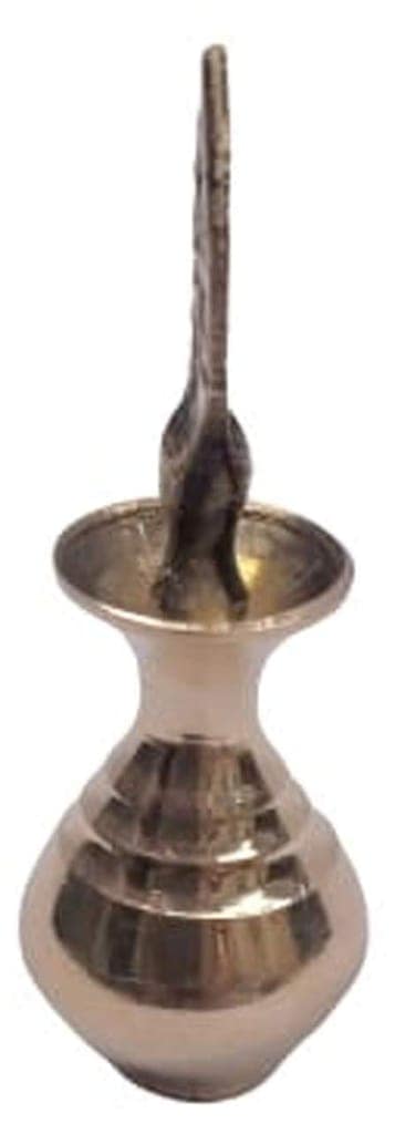 Mii Art brass surmedani with surma use in eye's muckap [size-8cm] 1pes view 3