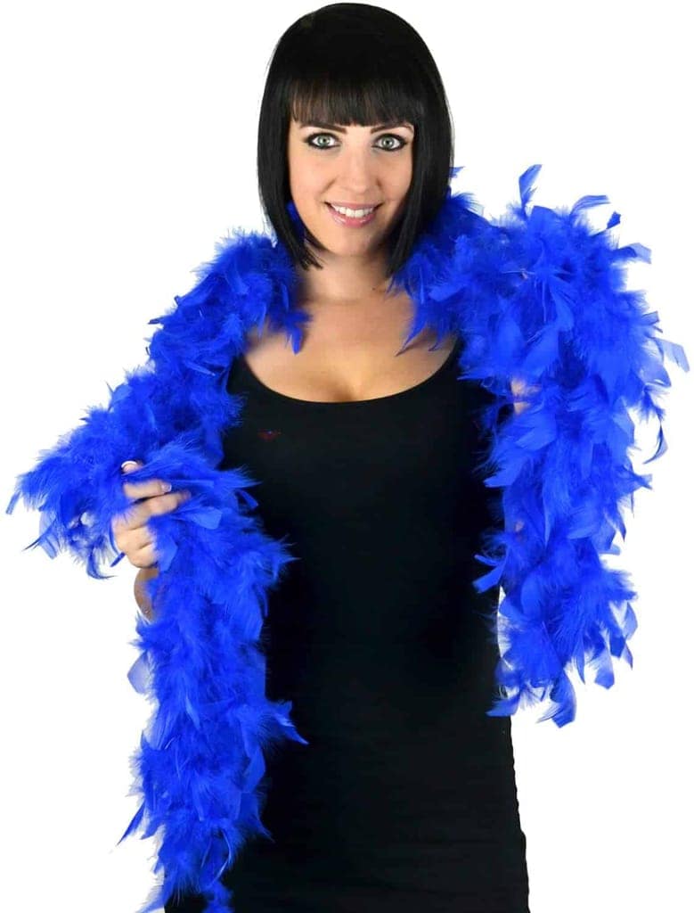 Feather Boa Blue view 2