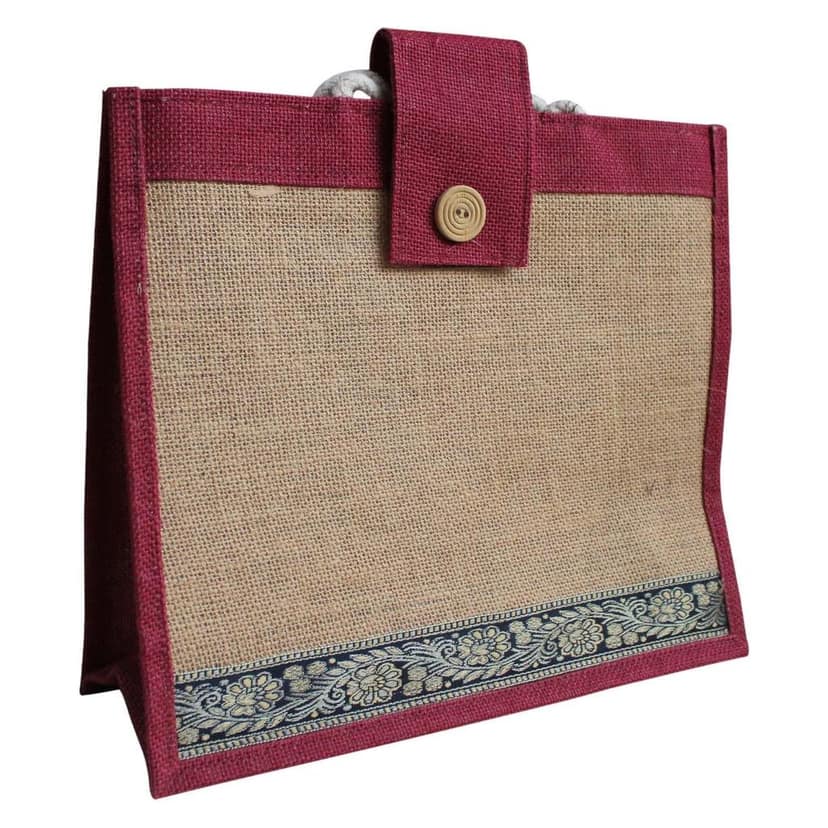 Garvi Gurjari (A Gujarat Govt Enterprise Multipurpose Jute Hand Bag (GGCMJB12) view 4