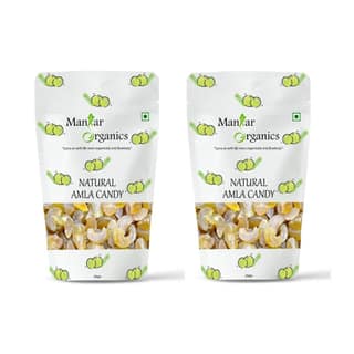 Mangar Organics Natural Amla Candy 400gm (Pack of 2, 200gm x2)