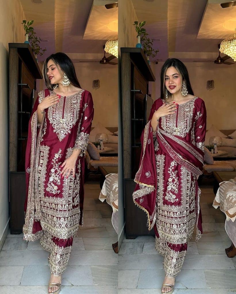 Pink Black Maroon Salwar Kameez Readymade Pakistani Stitched New Indian Ready To Wear Wedding Suit