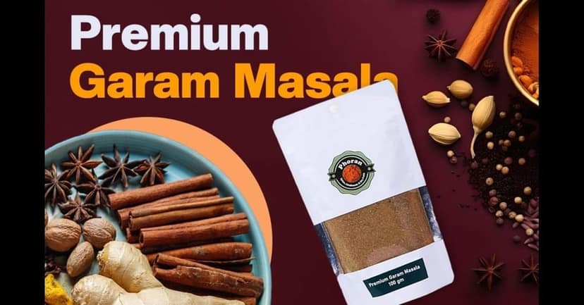 Buy Premium Garam Masala Online India - 17 Spice Blend | Phoran view 7