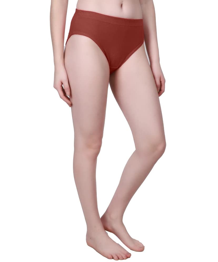 Maxolity Women's Cotton Hipster Panties - Ultra-soft, Breathable & Perfect for Daily Comfort Panty For Women, Pack of 1 view 3