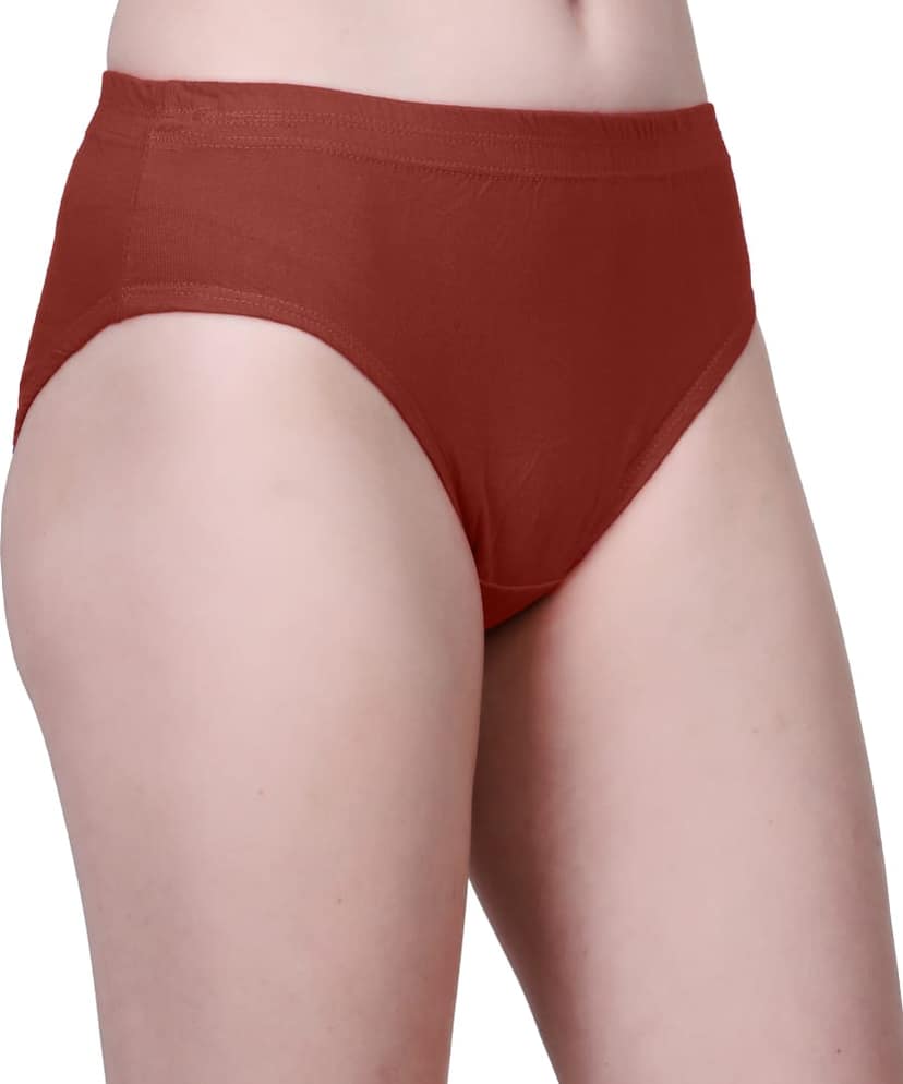 Maxolity Women's Cotton Hipster Panties - Ultra-soft, Breathable & Perfect for Daily Comfort Panty For Women, Pack of 1 view 6