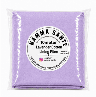 Lavender Cotton Lining Fibre – Bada Panna, Lavender Cotton Lining Fabric, Lavender Cotton Lining Cloth, Cotton Inner Lining Fabric, Cotton Lining Material