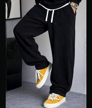 Deslizar Black Polyester Men's Joggers ( Pack of 1 )
