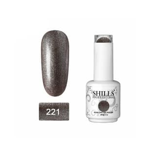 SHILLS PROFESSIONAL UV/LED Soak Off Gel Polish (Gel nail polish) Nail art nail polish Color Shade 221 SHILLS PROFESSIONAL UV/LED Soak Off Gel Polish (Gel nail polish) Nail art nail polish Color Shade 221 - Shade 221 / 15 ml (Pack of 1)