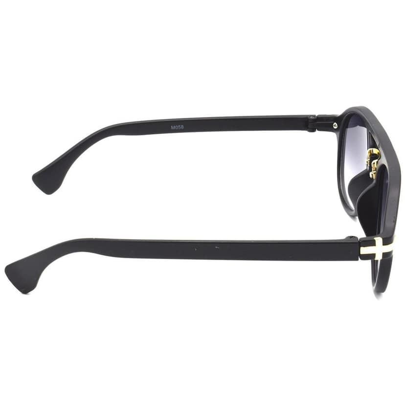 Hrinkar Pink Rectangular Stylish Goggles Black Frame Sunglasses for Men & Women - HRS415 view 3