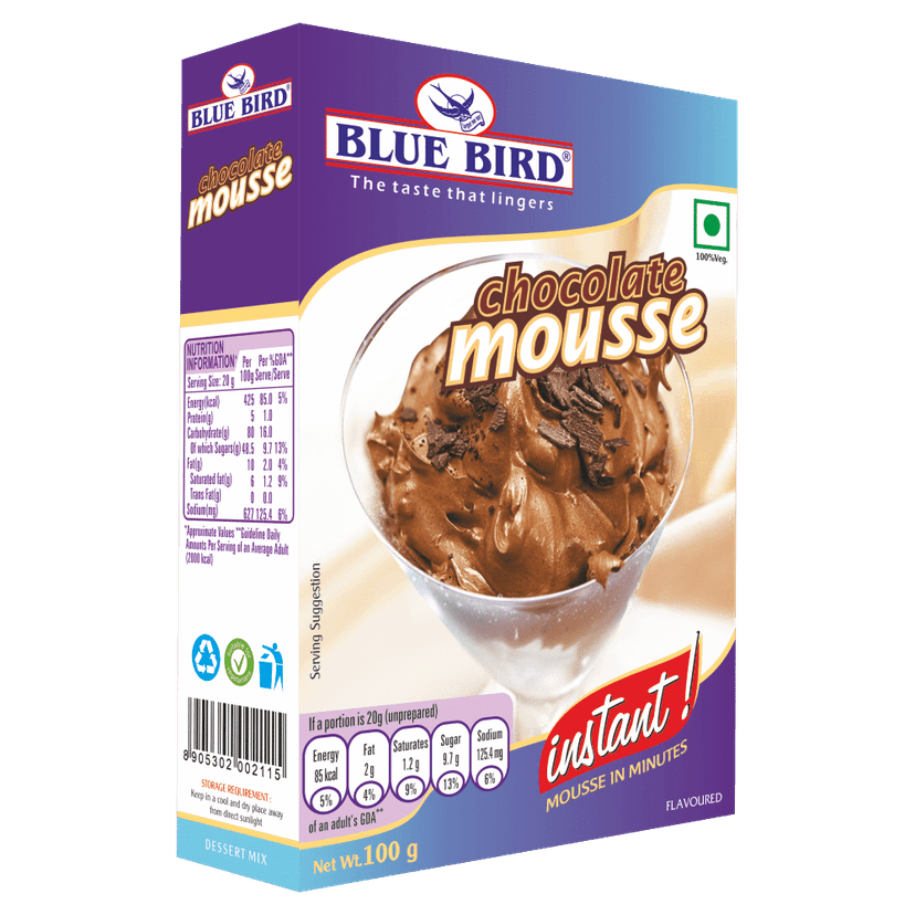 Blue Bird Chocolate Mousse, 100 gm